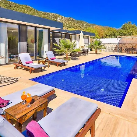 Villa Saribelen 2 Bedroom Secluded With Private Pool Hot Tub Kalkan