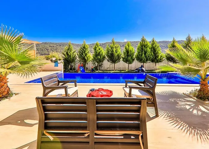 Villa Saribelen 2 Bedroom Secluded With Private Pool Hot Tub Kalkan